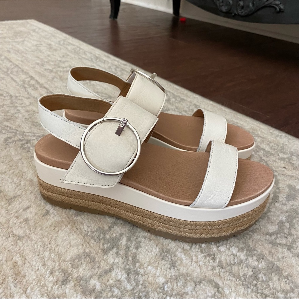 White Sandal- Ugg brand April Sandal